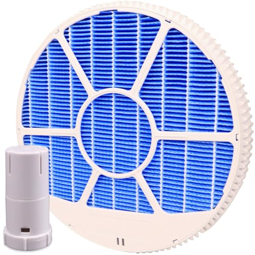 GOODNET FZ-L75MF 加湿フィルター 枠付き KI-LX75 KI-PX75 KI-RX75 KI-NS50 KI-RS50 KI-PS50 KI-RX70 加湿空気清浄機用 フィルター と FZ-AG01K1 Ag+ イオンカートリッジ 抗菌99.9%以上 互換品 2点セット (FZ-L75MF枠付きとFZ-AG01K1セット)