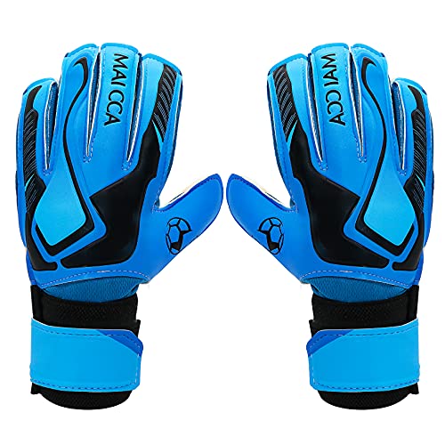 COTTONIX Torwarthandschuhe Kinder, rutschfest Latex Torwart Handschuhe...