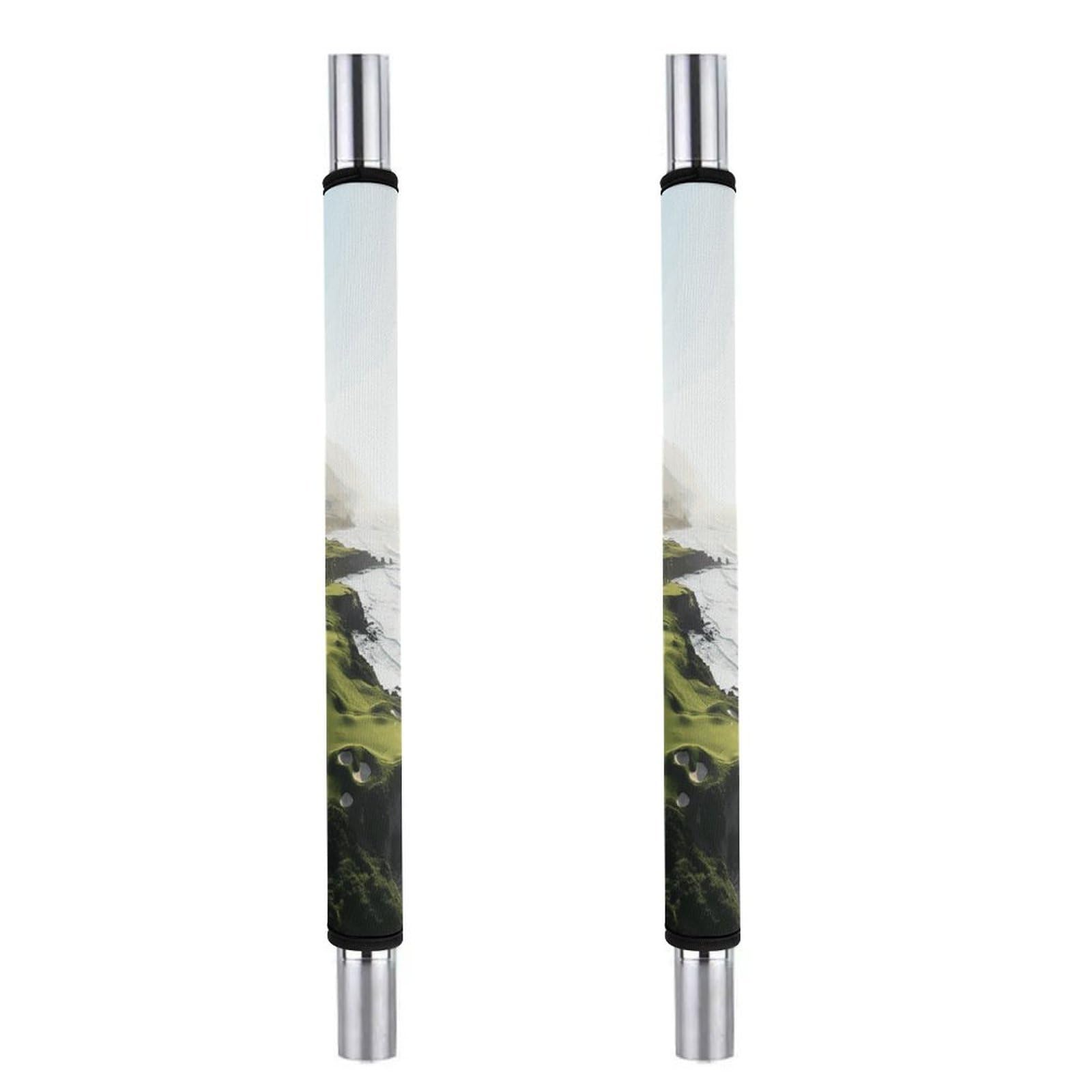 Adfgyerh Style Seaside Golf Course Refrigerator Door Handle Covers 2 Pcs, Refrigerator Handle Covers Non-Slip Fridge Handle Covers For Oven Microwave Dishwasher Appliance Door Sleeves