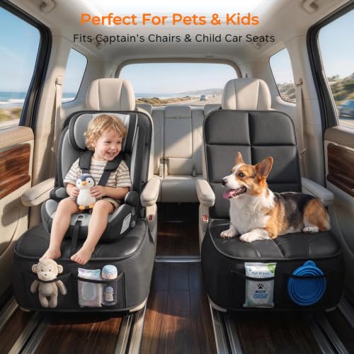 URPOWER Car Seat Protector, 2 Pack Dog Car Seat Cover for Front Seat - Image 3