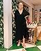 The Drop Women's @graceatwood Kaftan Midi Dress, Black, S