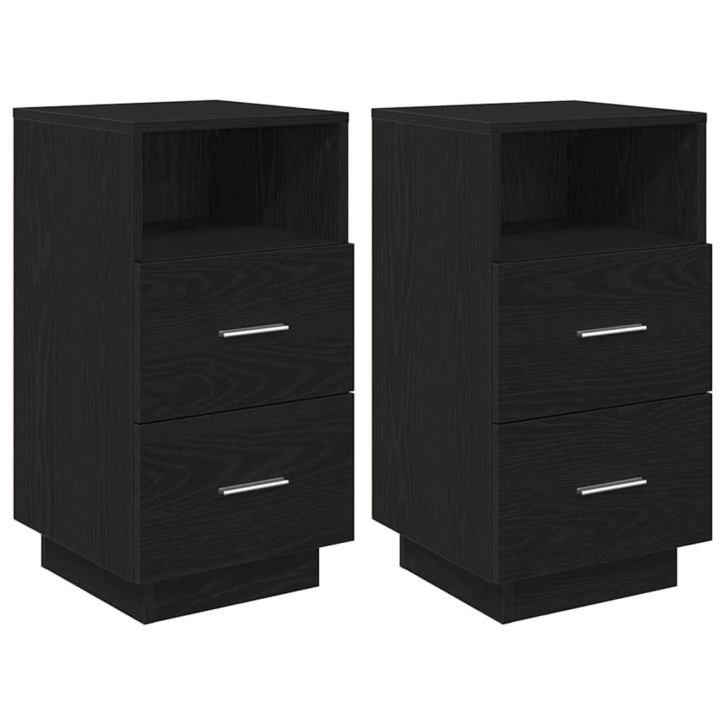 Meuble de Rangement Pratique pour Chambre et Salon Style Noir