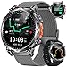 Reloj Inteligente Smartwatch Hombre con GPS: 1.7''AMOLED Pantalla Táctil Bluetooth SmartWatch con GPT Ai Esfera Brújula SpO2 Sueño Presión Arterial 100+Modo Deportivo 3ATM Impermeable Para Android iOS