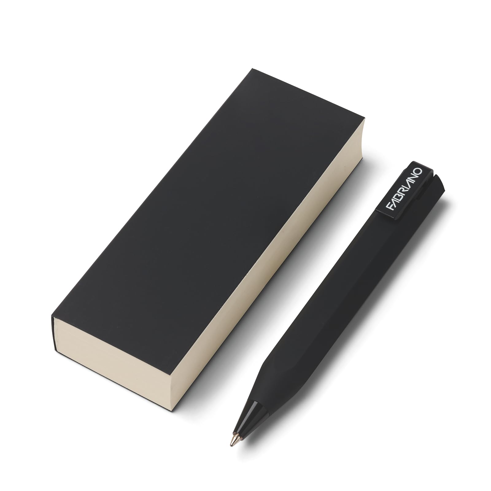 FABRIANO 06803007 - Set Inspira Shorty Pen con bolígrafo, negro, bloc de notas, bloc de dibujo, para diseñadores, estudiantes, artistas y amantes de la escritura