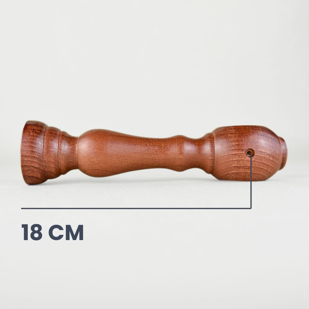 Support Rosette Pour Tringle à Rideau En Bois 35mm - Couleur Noyer Fabrique En Italie Assemblage Facile 89783281