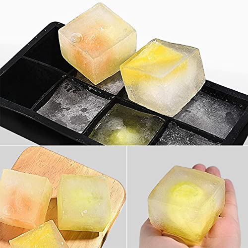 Molde flexible de silicona para hielo 8 compartimentos miniatura 7