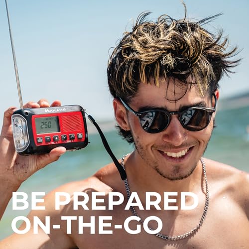 Midland ER40 Emergency Crank Weather Alert Radio w/Flashlight - Image 4