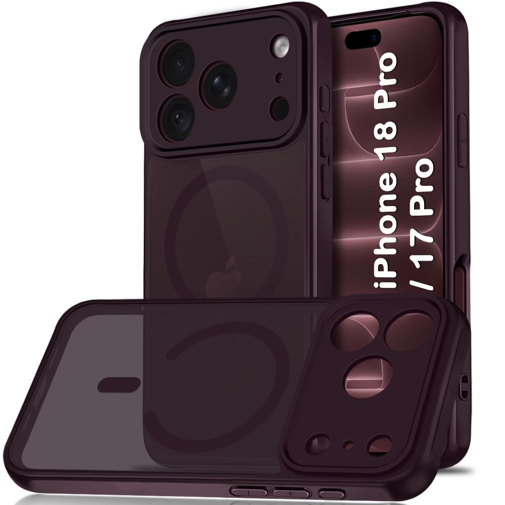 TheGiftKart for iPhone 17 Pro Max Case, Matte Frosted Hard Back Cover Compatible with MagSafe, Hybrid Shockproof iPhone 17 Pro Max Cover with Camera & Screen Protection (PC & TPU, Translucent Black) — Amazon image 9