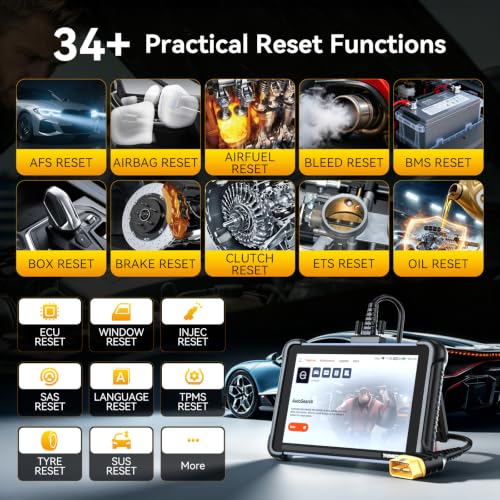 Image of THINKCAR OBD2 Scanner Diagnostic Tool Lifetime Free, ThinkScan 689 Car Scan Tool with 34 Reset Function,Scanner for Car with 3000+ Active Test,Advanced ECU Coding BI-Directional,Autoauth for FCA SGW