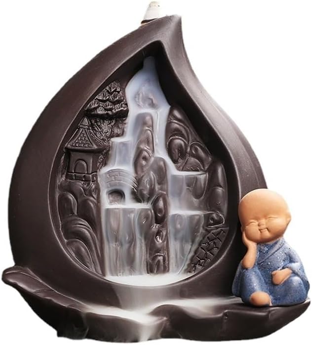 OGOODLE 香炉 滝 逆流 お香ホルダー 家庭用家具 クリエイティブ アロマセラピー 炉 ホーム インテリア 家具 滝 香炉