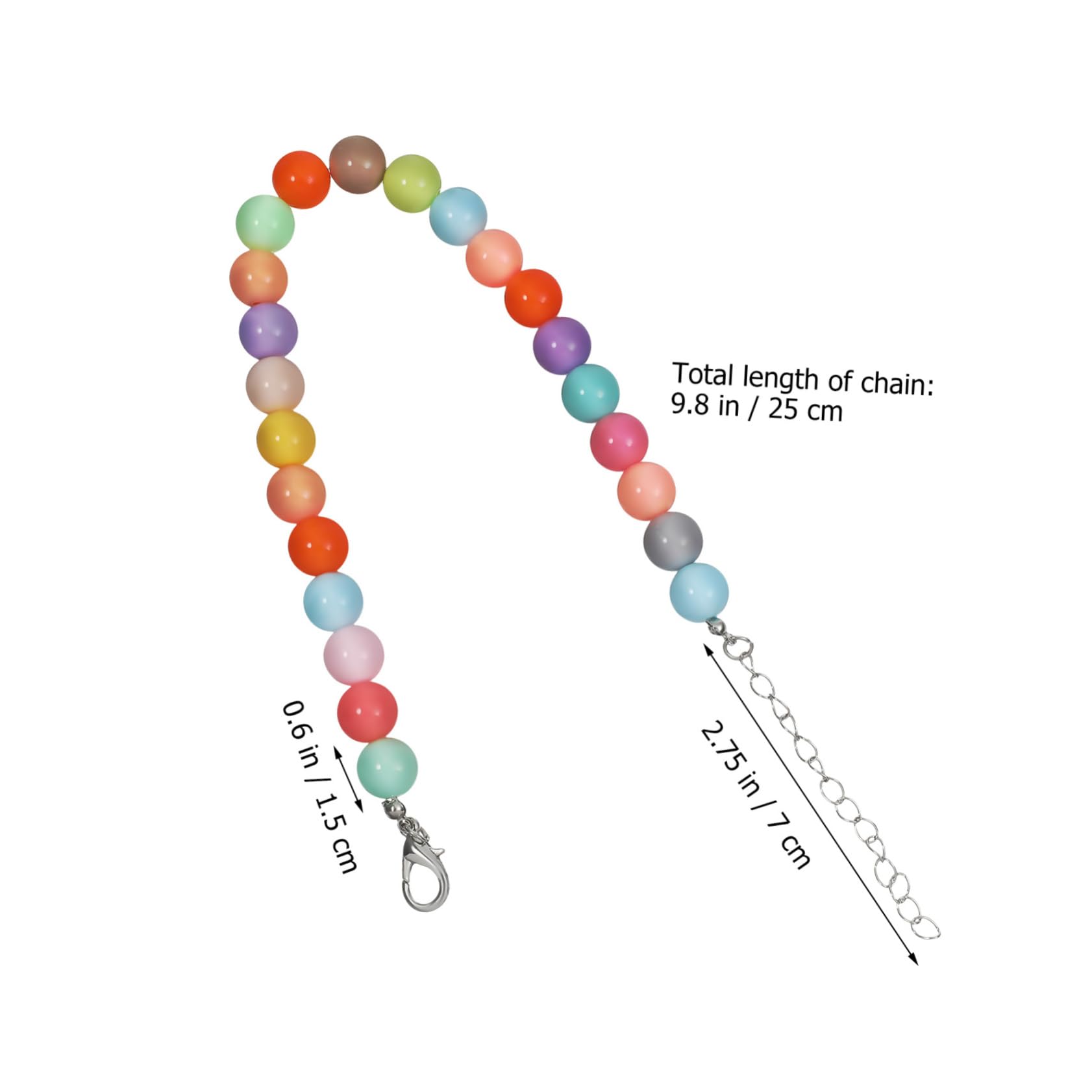 BESPORTBLE Candy Color Dog Collar Pet Jewelry for Dogs Cat Collar Cute Necklace Collar Beads Necklace for Large s Accessories Girl Beaded Collars for Large s Resin - Image 2