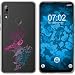 Produktbild PhoneNatic Case kompatibel mit Huawei P Smart Z Silikon-Hülle Floral Hirsch M7-6