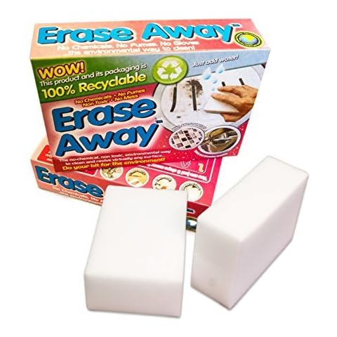 Oven Pride Erase away non chemical magic sponge (2 Packs = 4 Sponges) by OVEN PRIDE Cover