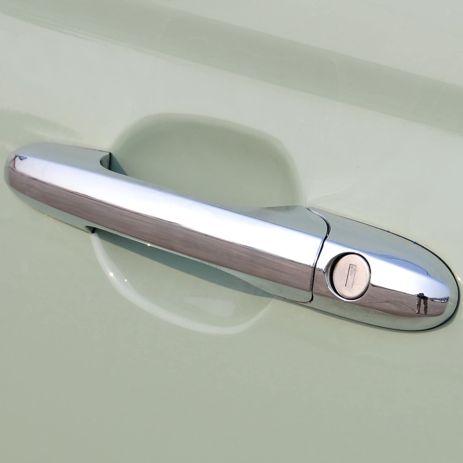 Poignée de Porte Fiat 500 Avant Côté Extérieure | Poignée extérieure de Porte Côté Conducteur Gauche 735485875 68069943AC Chrome