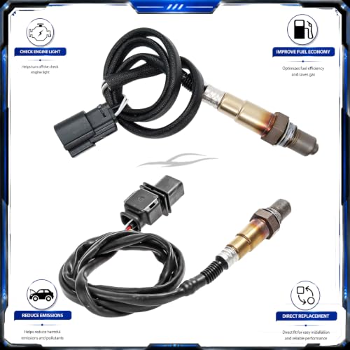Par de sensores de oxígeno para Ford Fiesta 2014-2015 1L miniatura 2