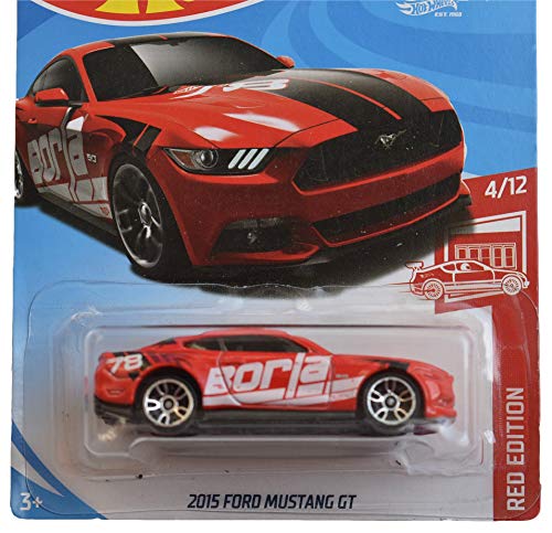 Hot Wheels Red Edition 2015 Ford Mustang GT miniatura 2