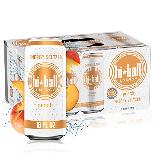 Hiball Clean Energy Seltzer Water, Caffeinated Sparkling Water...