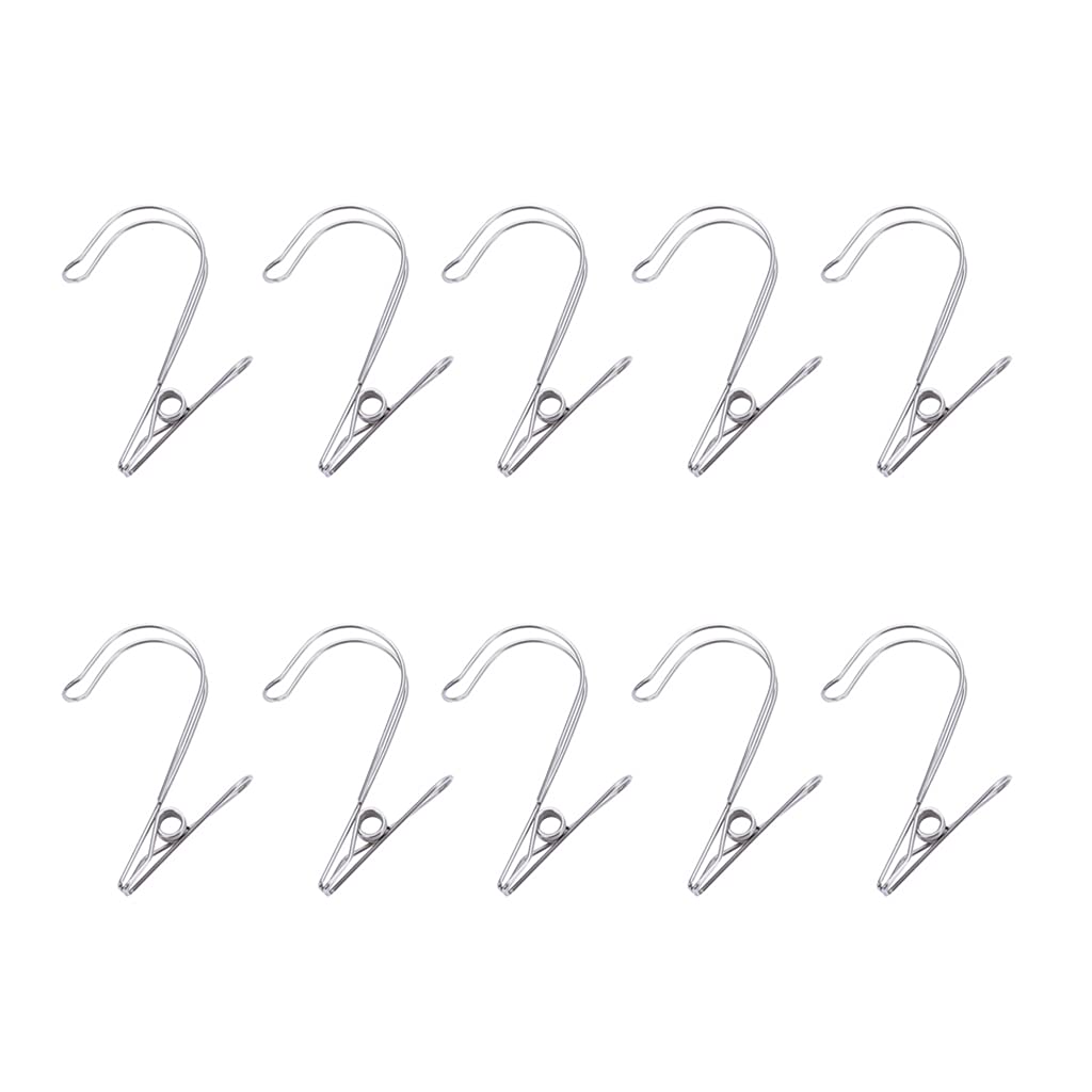 Jazuaiao Hanging Clip Special Waterproof Can Be Used in House Dormitory to Help Tidy Room Make Better Environment Clip with Hook for Hanging