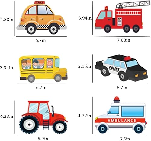 Transportation Party Hanging Swirl Decorations - 30Ct Cars Theme Happy Birthday Banner Garland For Transportation Themed Birthday Baby Shower Party Supplies #TOP3