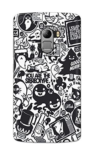 Image of PRINTFIDAA Printed Hard Back Cover Case for Lenovo K4 Note Back Cover (Mixed Cartoon) -1302