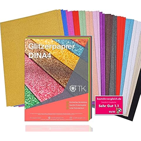 Papel para manualidades con purpurina TK Gruppe Timo Klingler Cover