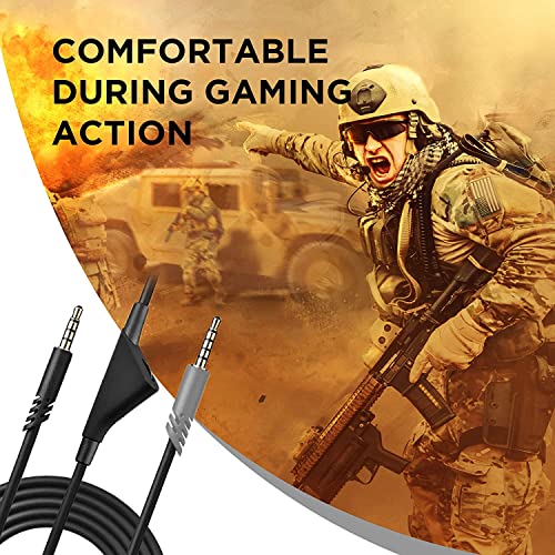 Image of ElloGear Replacement Cable for Astro A10 with Volume Control - 2 Pack