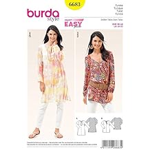 Burda B6683 Tunic Sewing Pattern Paper 19 x 13 x 1 cm White