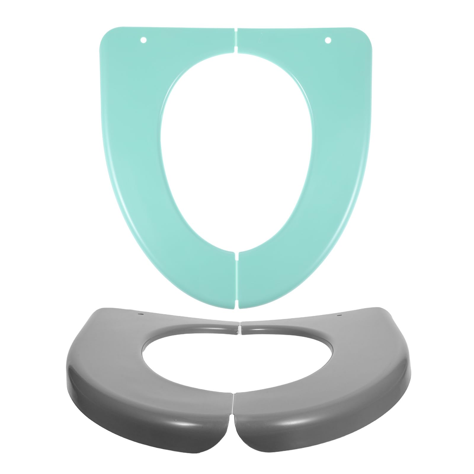 Asiento de inodoro portátil BESTYASH con 2 fundas plegables y antideslizantes