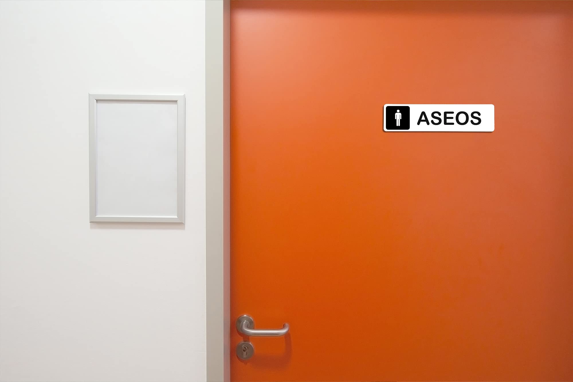 Adesivo in vinile ASEOS UOMO | Adesivo porta in vinile