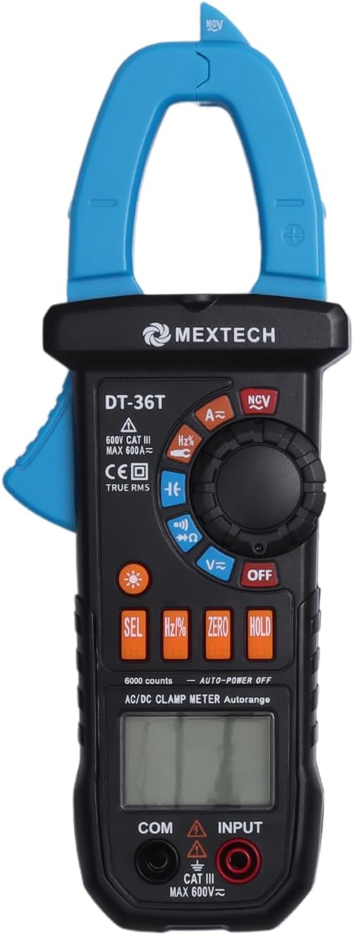 DT36T 600A Ac/Dc True RMS Digital Clamp Meter 6000 Counts