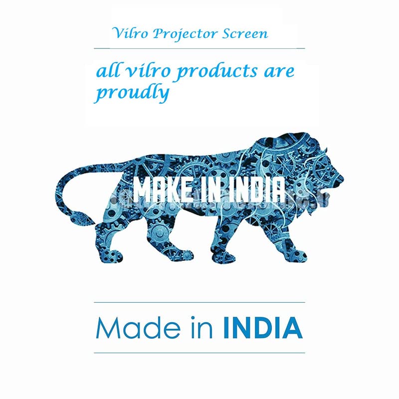 Vilro 120 Inches Wall Type Pull Down Projector Screen 8x6 Ft - Image 6