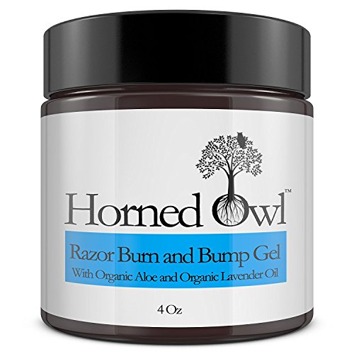 Razor Burn and Bump Treatment Gel with aloe vera.4-oz,For Men and Women,use on Face or Legs After Shaving | Helps Reduce Bumps and Relieve irritated skin