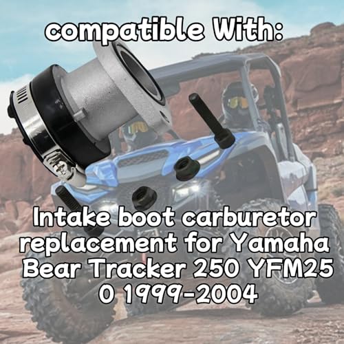 Image of 1P0-13586-00-00 4XE-13586-00-00 Carb Boot Intake Manifold Boot Joint Compatible With Yamaha Bear Tracker 250 1999-2004