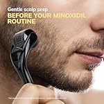 5% Minoxidil Kit for Men and Women with 0.25 mm Derma Roller – Beard Growth Kit & Hair Regrowth Spray – Targets Thinning Hairlines, Crowns & Patchy Beards – 60 mL - Image 3