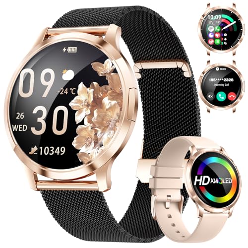 La mejor comparación de lenovo smartwatch los 5 mejores. 45 LIGE Reloj Inteligente Mujer con Llamadas Bluetooth,1.32' AMOLED Smartwatch Mujer, Función Femenina/Monitor de Ritmo Cardíaco y Sueño, 110+ Modos Deportes, IP68 Impermeable...