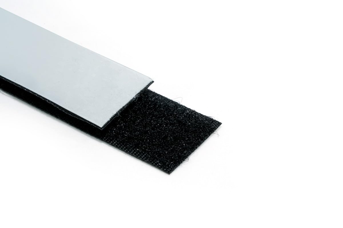 Ameo Self Adhesive Rectangle Hook & Loop Tapes | 2 * 4 Inch Nylon Tapes | Adhesive Tape for Office, School (Black, Pack of 24) (B0CV137XSY) Amazon Price History, Amazon Price Tracker