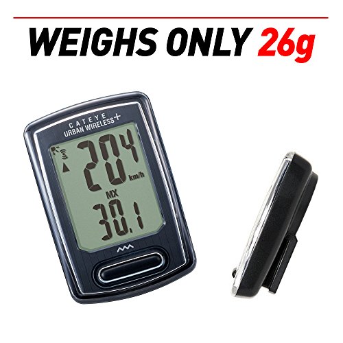 Cat Eye - Urban Wireless Plus Bike Computer, Black #TOP6