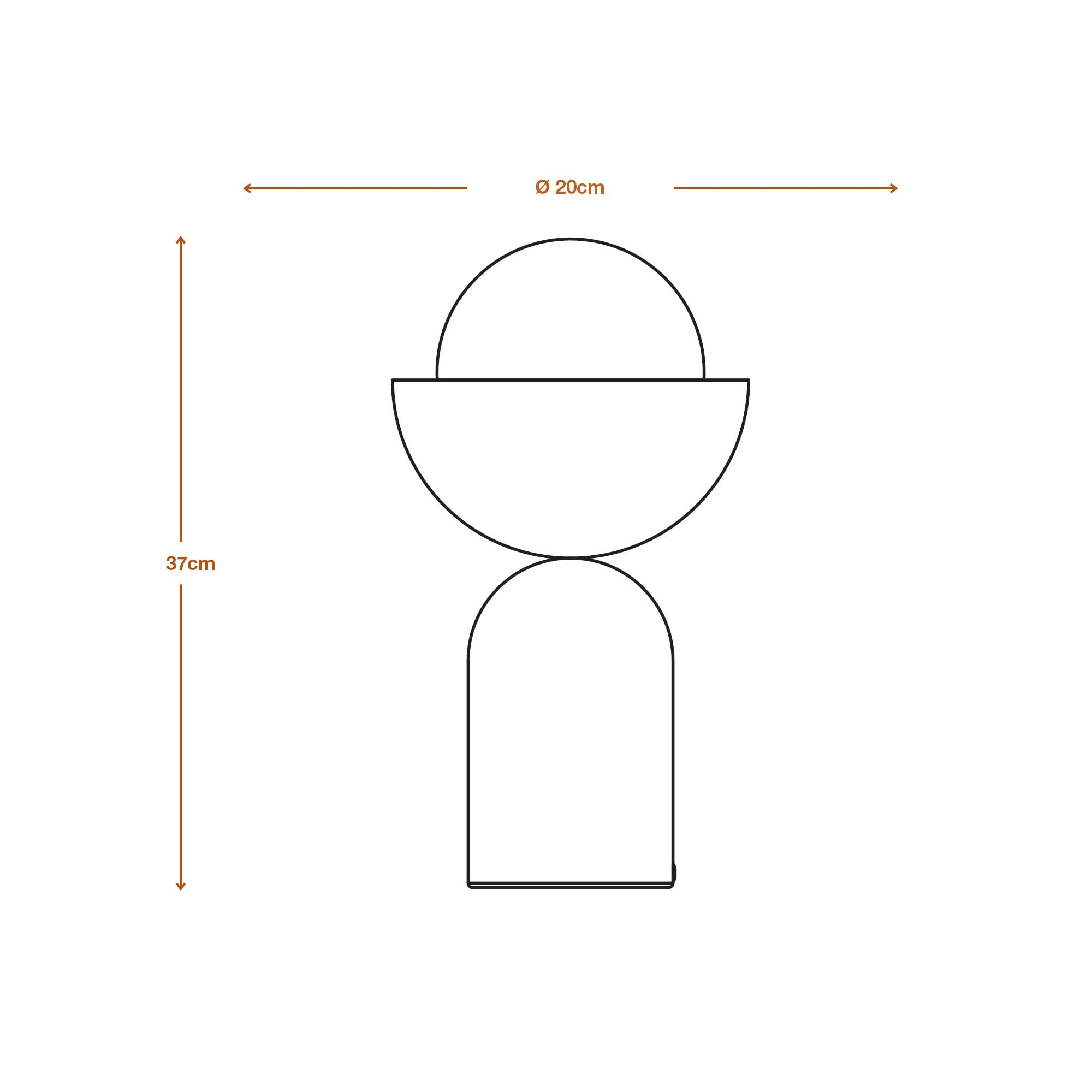 OSRAM DECOR Cuenco Lámpara de mesa E14 Azul/Rosa Vidrio 200mm | Decor Bowl, Indoor Wall Lighting, Azul|Rosa, 200 mm dia, Paquete de 1