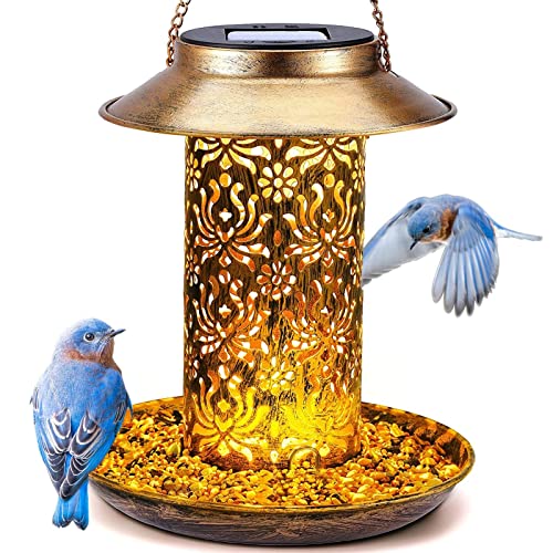 KNETE Alimentatore per Uccelli solari aggiornato