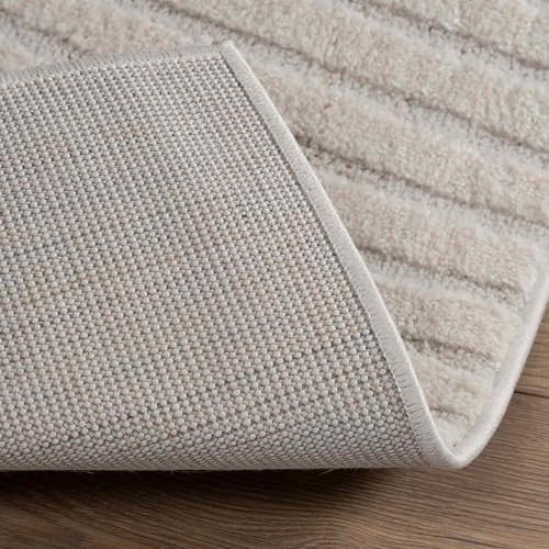 Tapis en polyester lavable en machine grand format 340 x 240 cm isolant phonique
