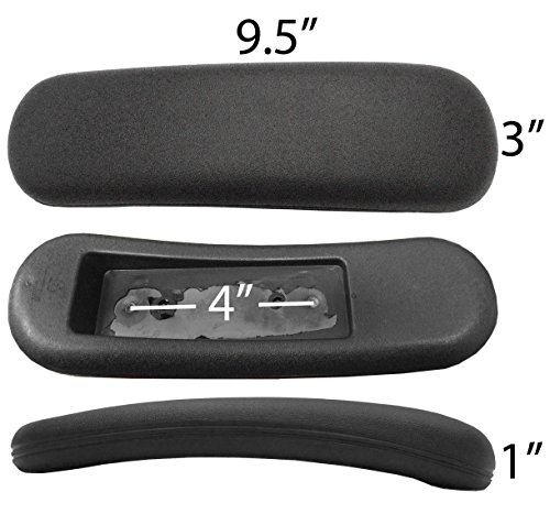 Replacement Office Chair Armrest Arm Pads - Set of 2 - S1697-1