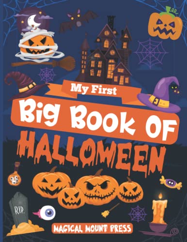 My First Big Book Of Halloween: A Fun Kids Coloring Book For Toddlers And Preschoolers With Cute Halloween-Themed Coloring Pages Pumpkins, Witches, Zombies And So Much More! image 2