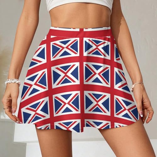 TAIZIYEAH Canada Flag 2025 Spring Summer High Waist Mini Skirts Flowy Skirt for Women Casual Boho Skorts2
