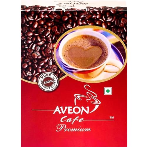 Image of Aveon Cafe Premium Instant Coffee 200g � Rich & Smooth Blend of Arabica & Robusta | Finely Agglomerated for Bold Aroma & Flavor