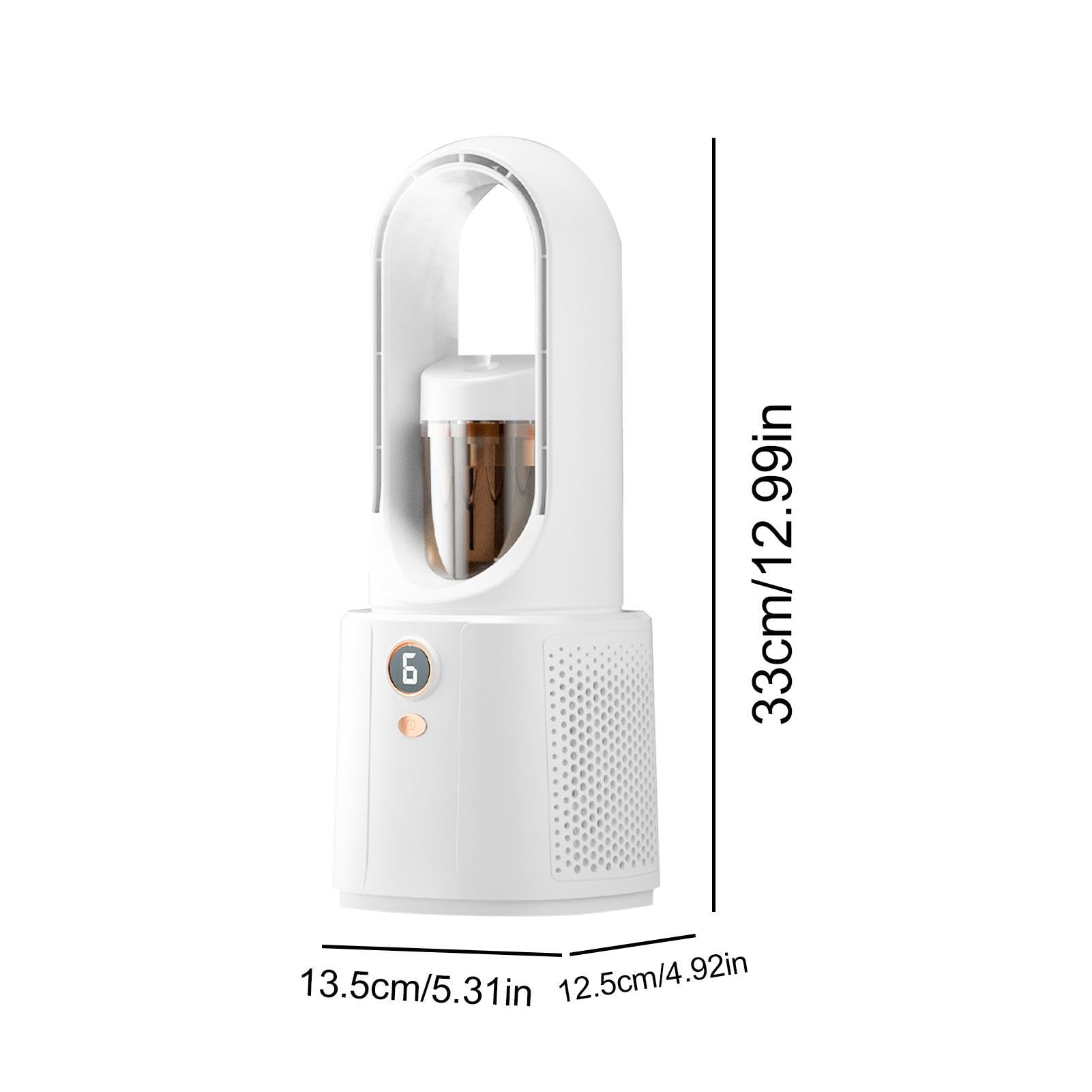 Amazon.co.jp : ブレードレスポータブルミストファン | USB充電式静音