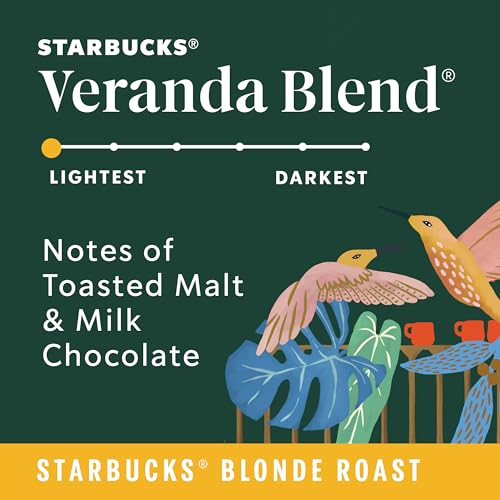 Starbucks Coffee Company Veranda Blend Blond Roast K-Cup Pods - 22 count - 1 box, 22 Count (Pack of 1)