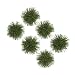 KuGuo Mini Plastic Artificial Weeds Tufts DIY Fake Grass 6 Clusters for Home Decoration