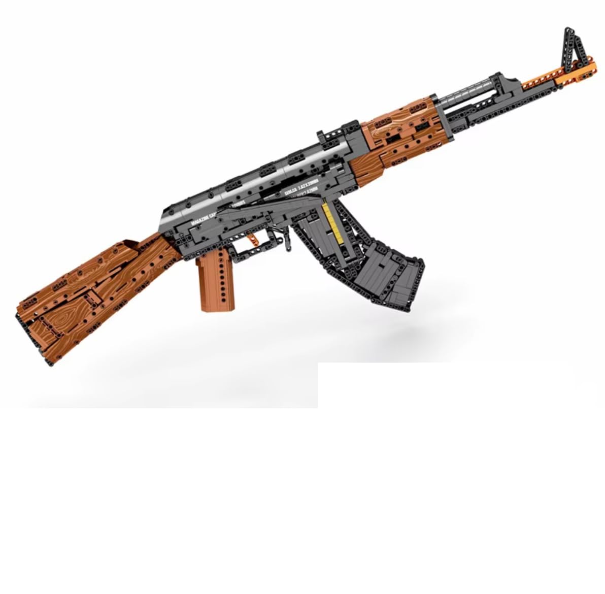 MISINI 77005 Technik Building Block Gun Set, 1366 Pieces Military Model Gun Building Block Toy, MOC Military Toy Building Block Kit, Boys and Adults Collect Gifts