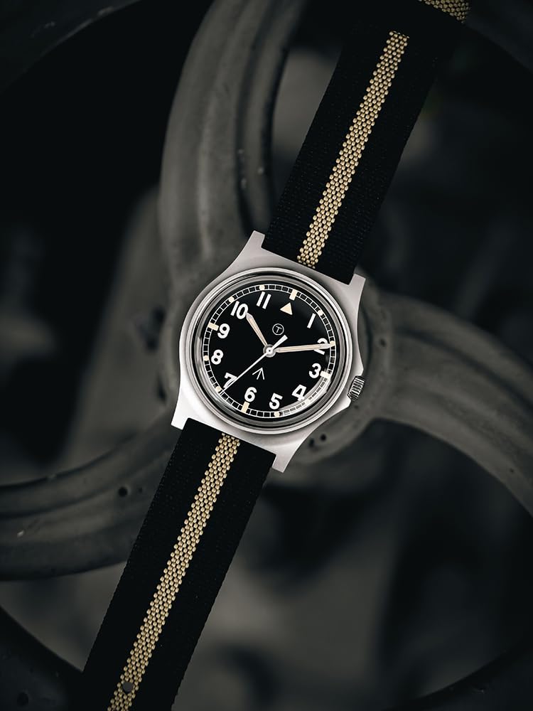 RDUNAE Montre à quartz militaire pour homme Vintage G10 Miyota 2035 K1