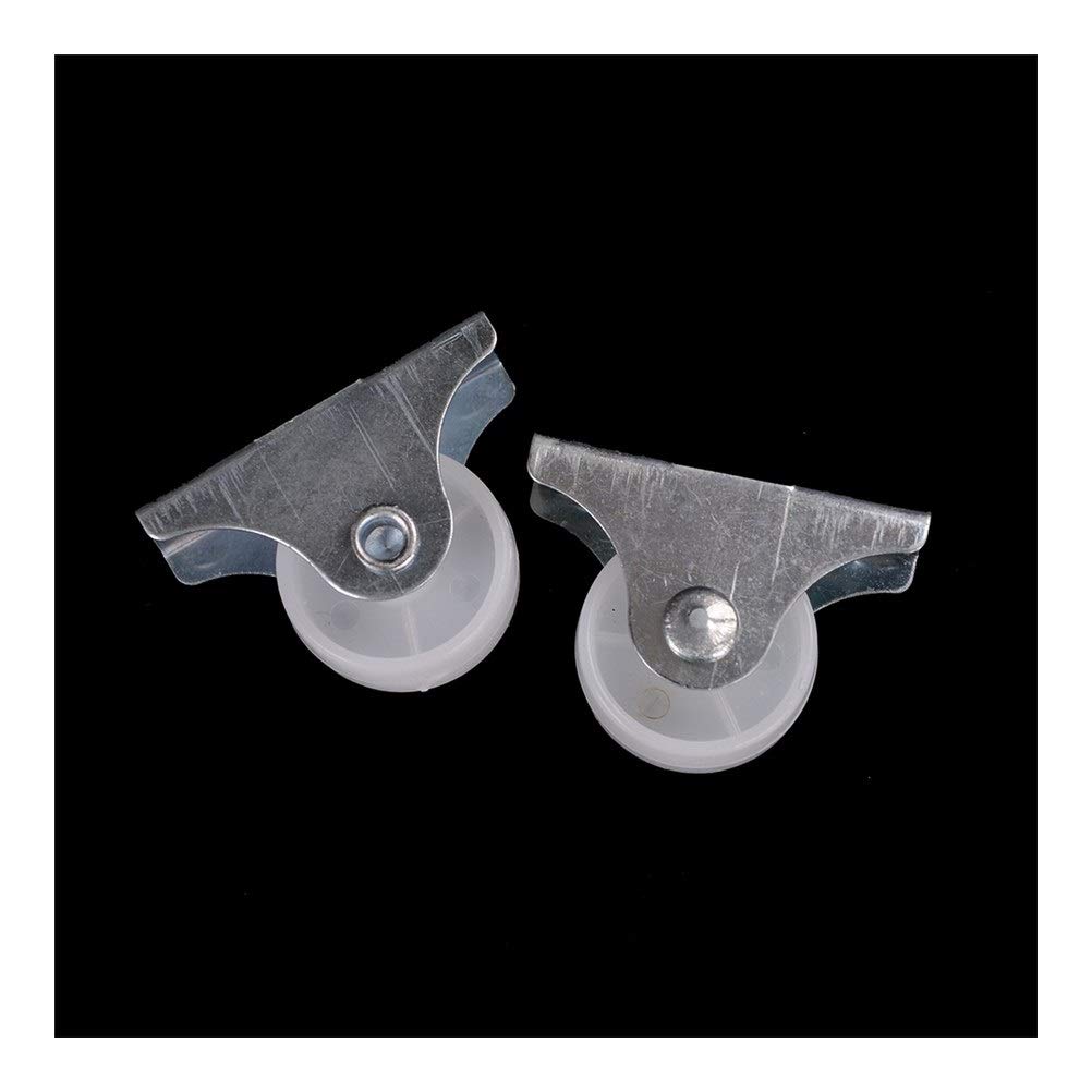 Roulettes pivotantes universelles en plastique Shuxiang, roue de remplacement, 2 pièces